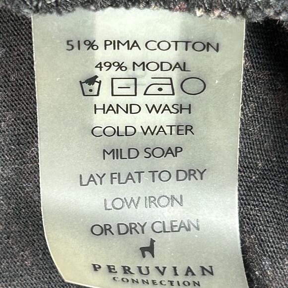 Peruvian Connection Womens Sz L cotton knit dress - Picture 6 of 6